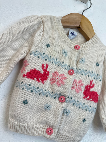 Strickjacke *Hasen - 60 - PETIT BATEAU