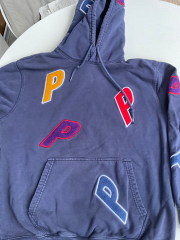 Palace Kapuzenpullover S Dunkelblau *P aufgestickt