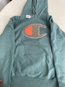 Champion Hoodie mit Kapuze S Türkis