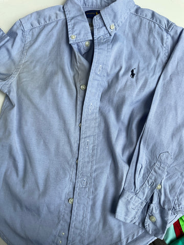 Ralph Lauren Hemd *Flecken 116 Blau