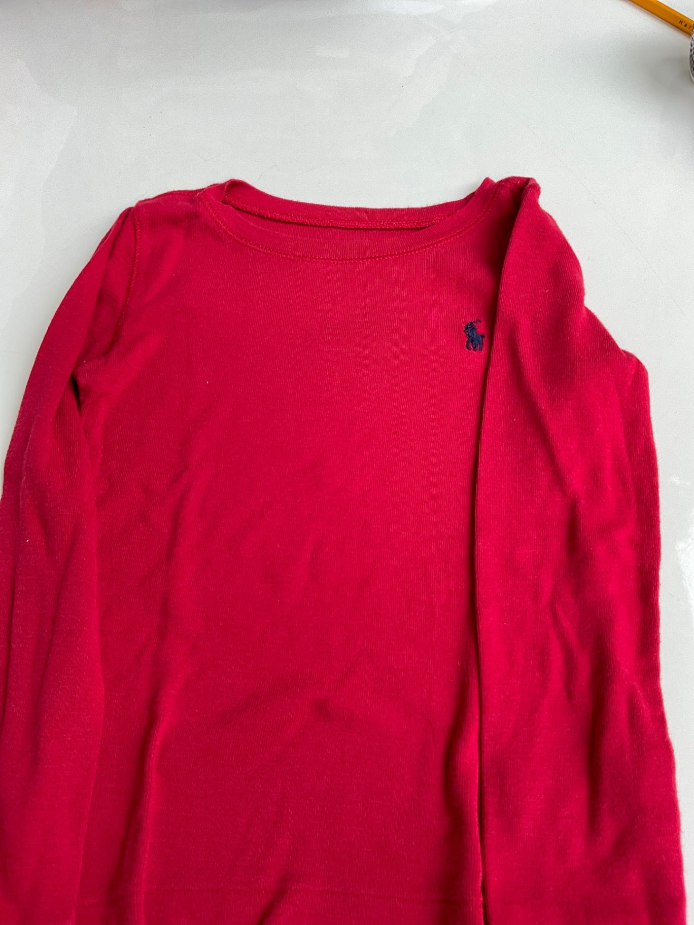 Ralph Lauren Langarmshirt 104/110 Rot