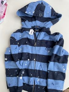 Polo Ralph Lauren Hoodie mit Kapuze 116 Blau und Schwarz