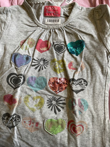Retour Denim T-Shirt *Herz 116 Grau