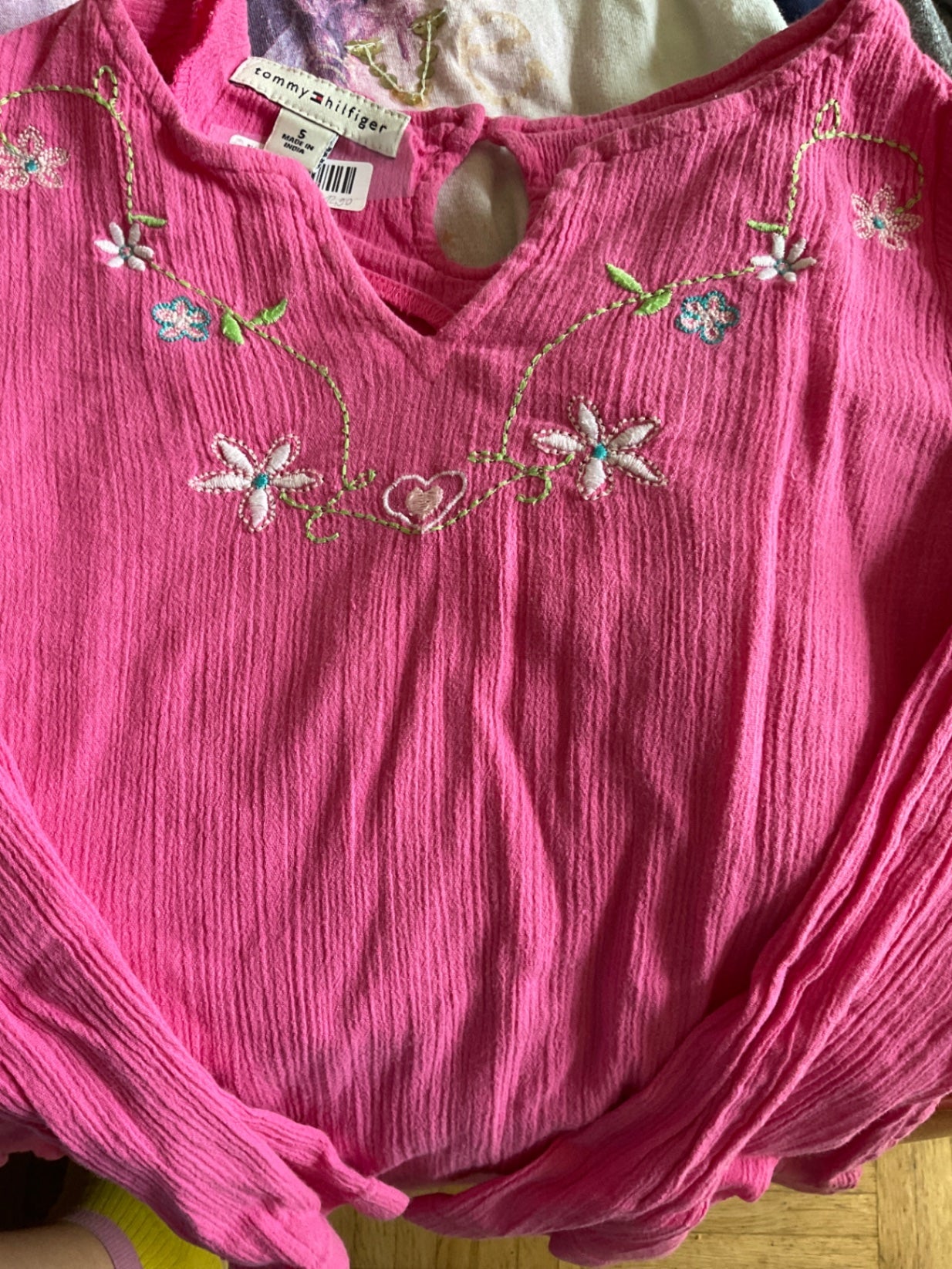 Tommy Hilfiger Bluse 110 Rosa