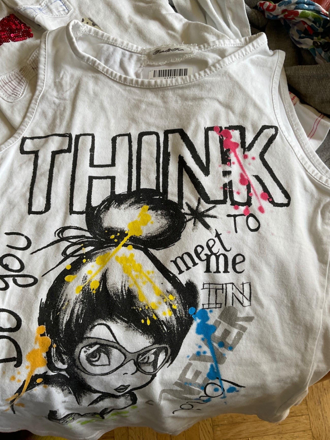 Fun & Fun Tanktop 134 Weiß