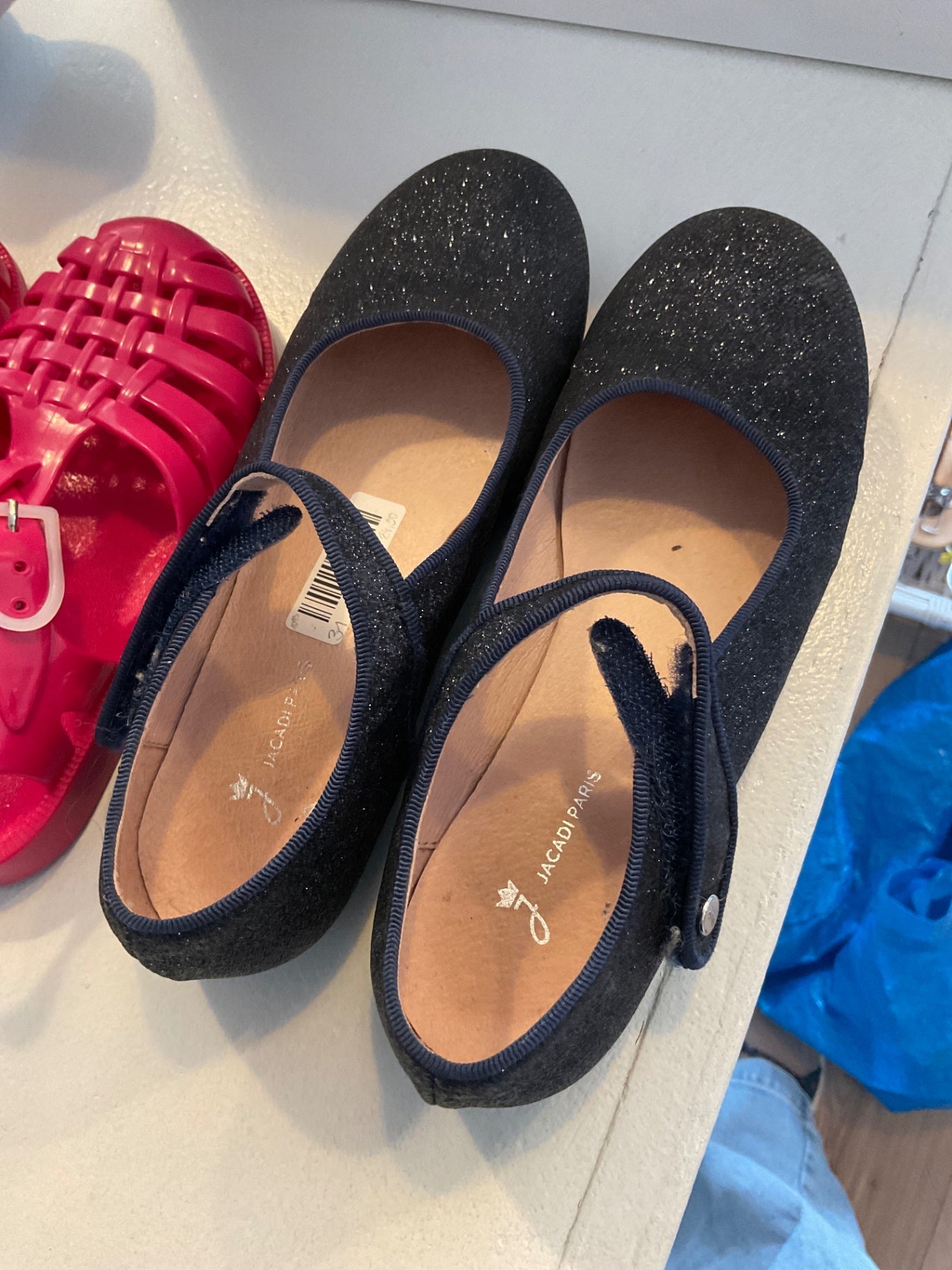 Jacadi Paris Ballerinas *Glitzer 31 Schwarz