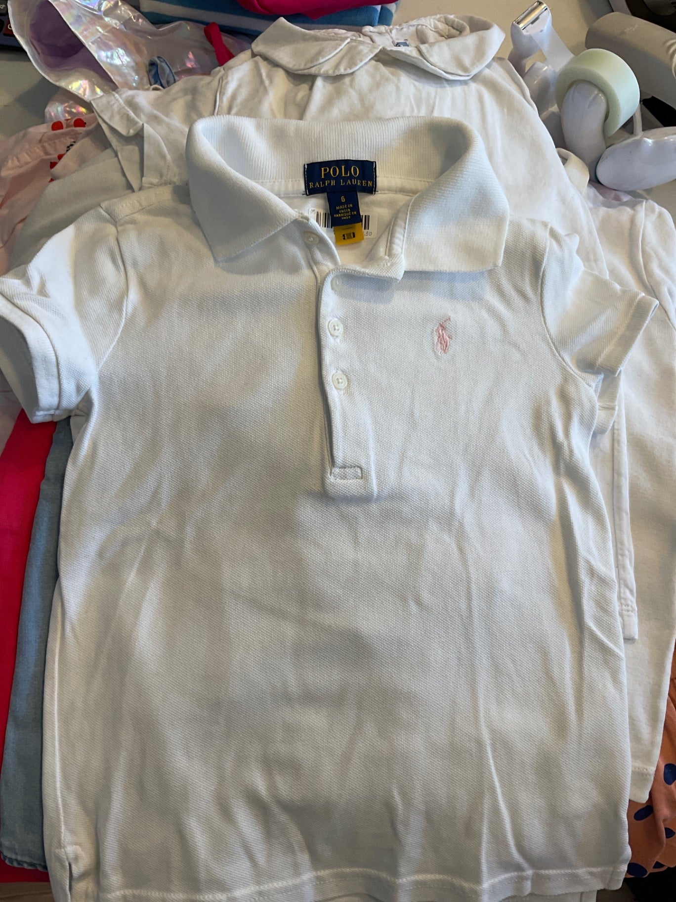 Polo Ralph Lauren Poloshirt 116 Weiß