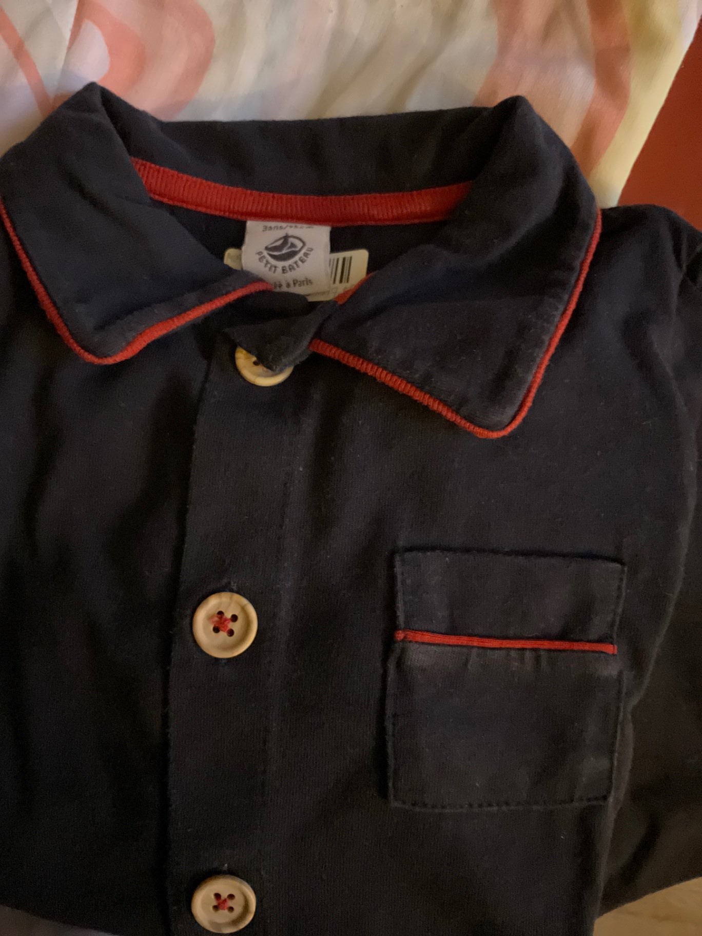 Petit Bateau Pyjama 98 Dunkelblau