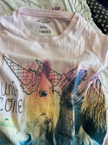 OshKosh T-Shirt 122 Rosa