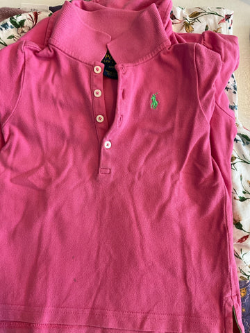 Ralph Lauren Polohemd *Flecken 98 Rosa