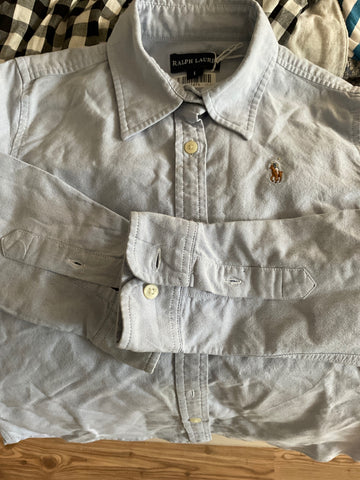 Ralph Lauren Hemd *Flecken 152 Blau