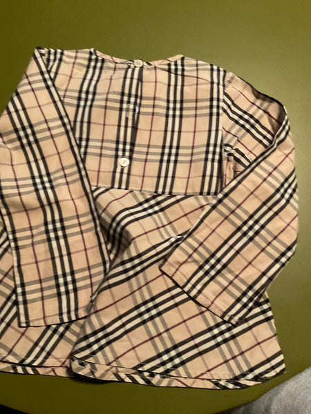 Burberry Kleid  98 Beige, Schwarz, Rot kariert