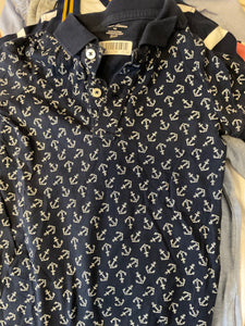 Ralph Lauren  Strampler kurz 68/74 Marineblau Anker