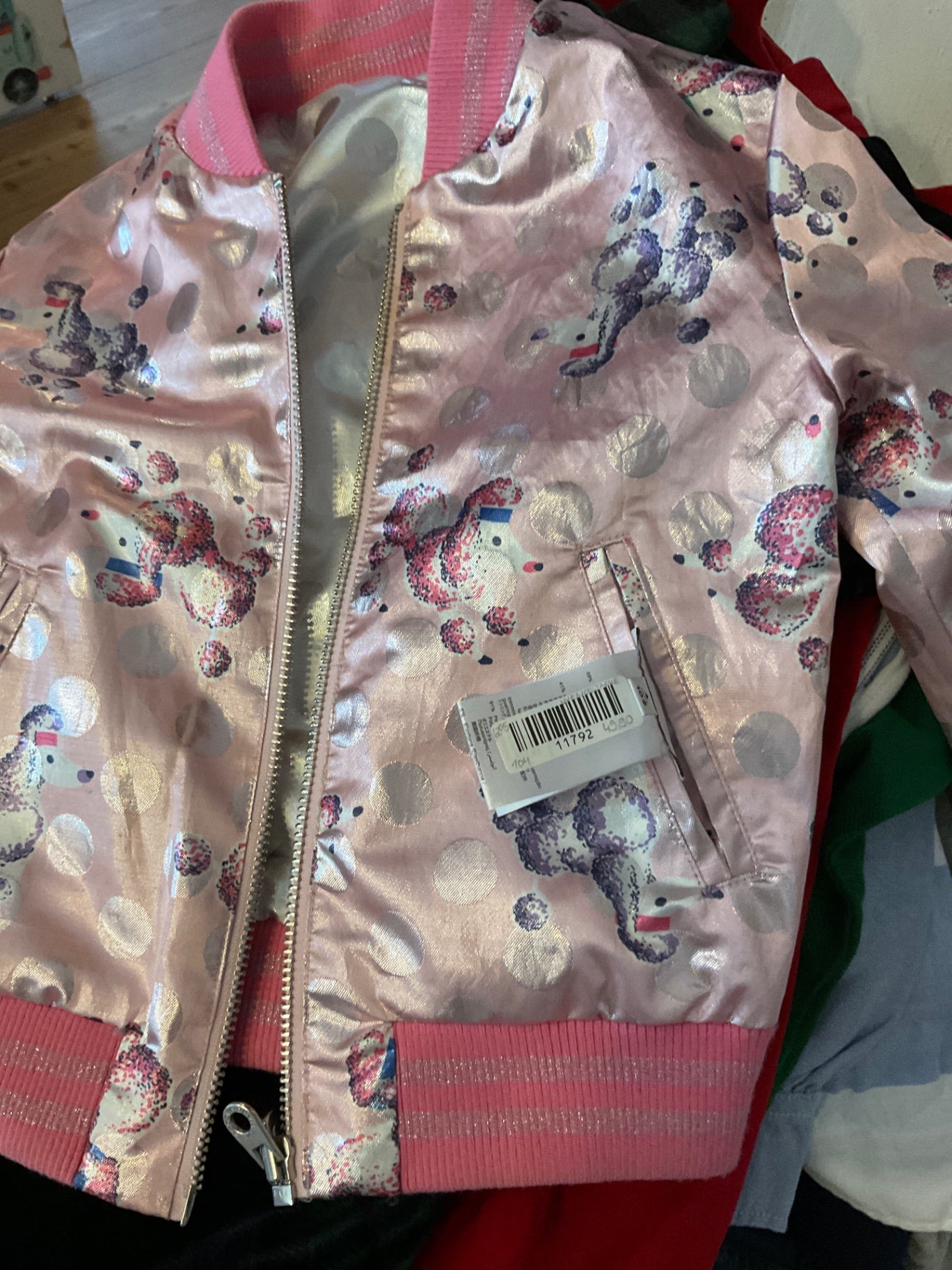 Marc Jacobs Jacke  Rosa/Silber Wendejacke
