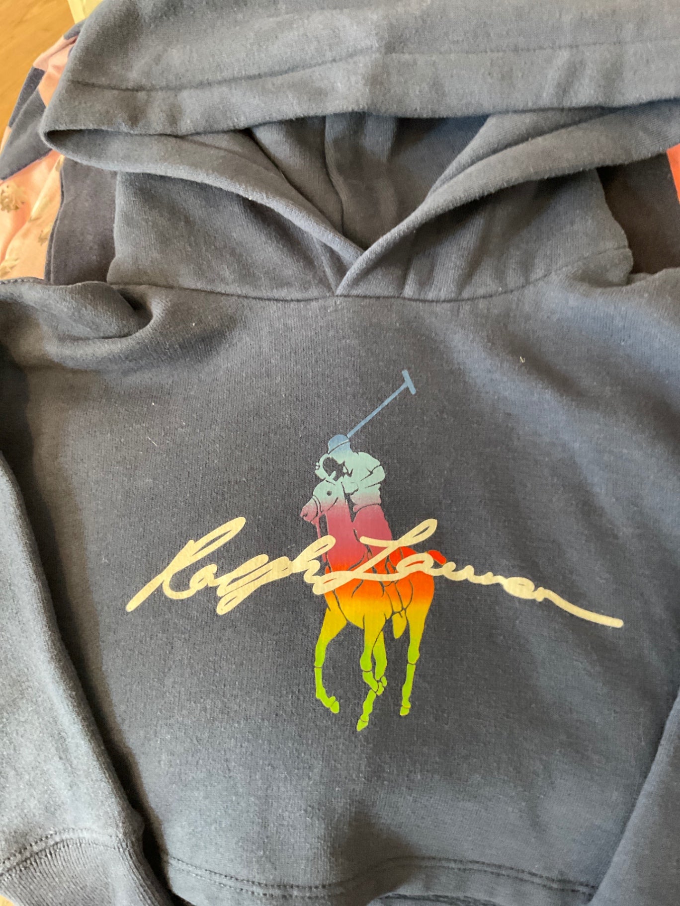 Ralph Lauren Hoodie mit Kapuze 98 Dunkelblau