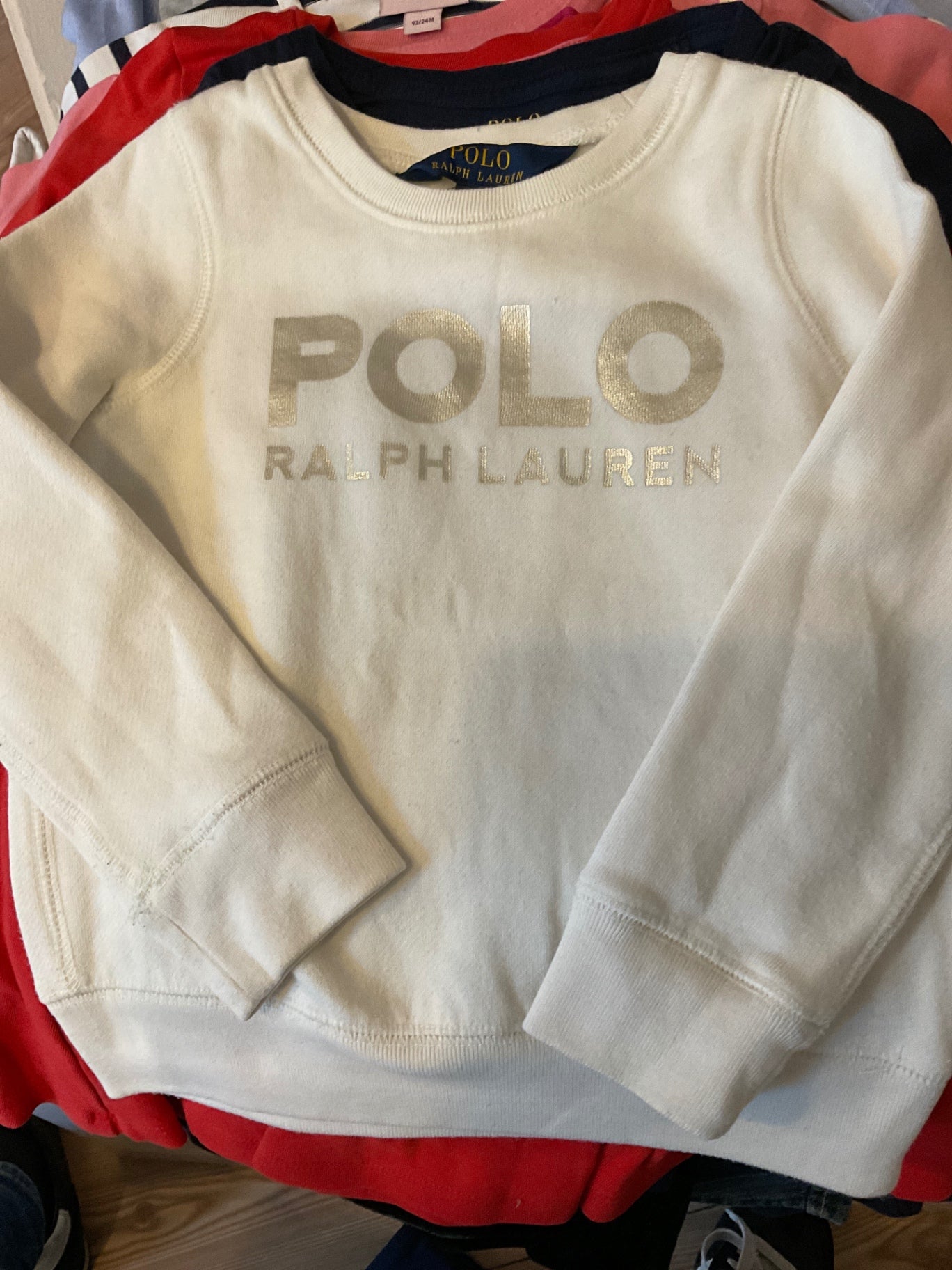 Polo Ralph Lauren Pullover 98 Weiß