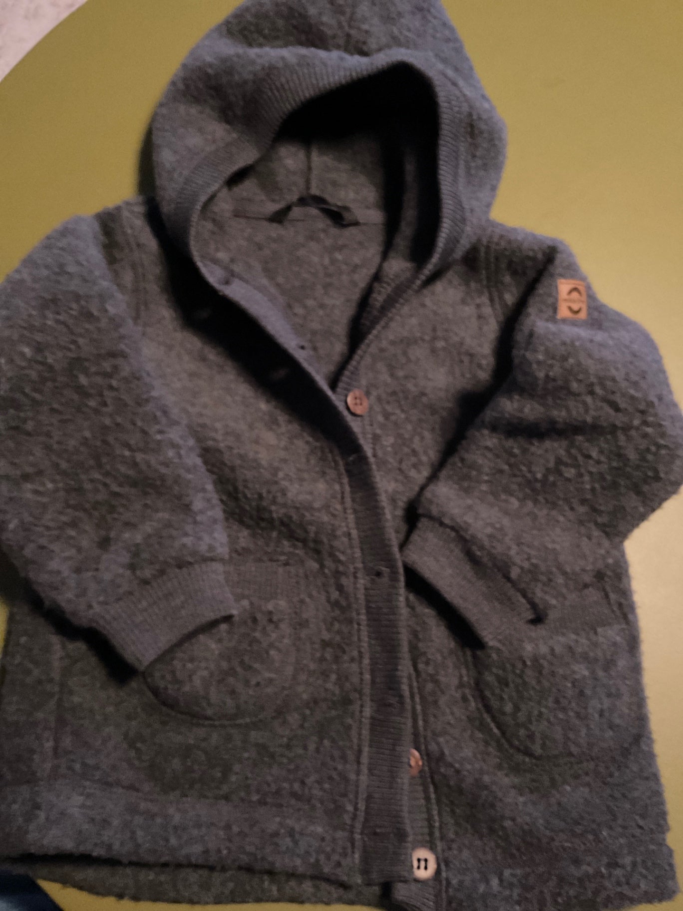 MIKK-LINE Kapuzenjacke Outdoor  92 Grau