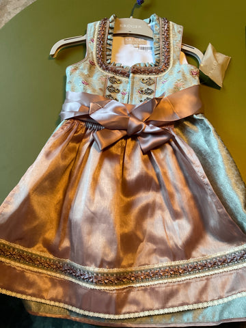 Krüger Dirndl und Bluse *Set 92 Mintgrün und Rosa