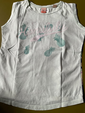 Scotch rebelle Ärmelloses T-Shirt 152 Mint / Schriftzug Glitzer