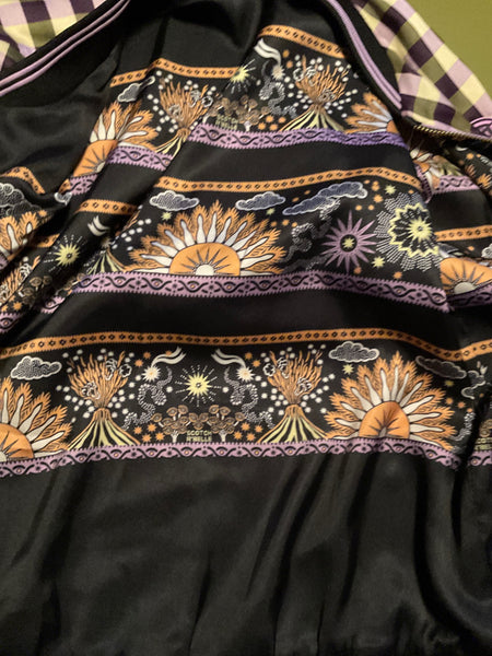 Scotch R'Belle Wendejacke 152 Schwarz und Lila kariert