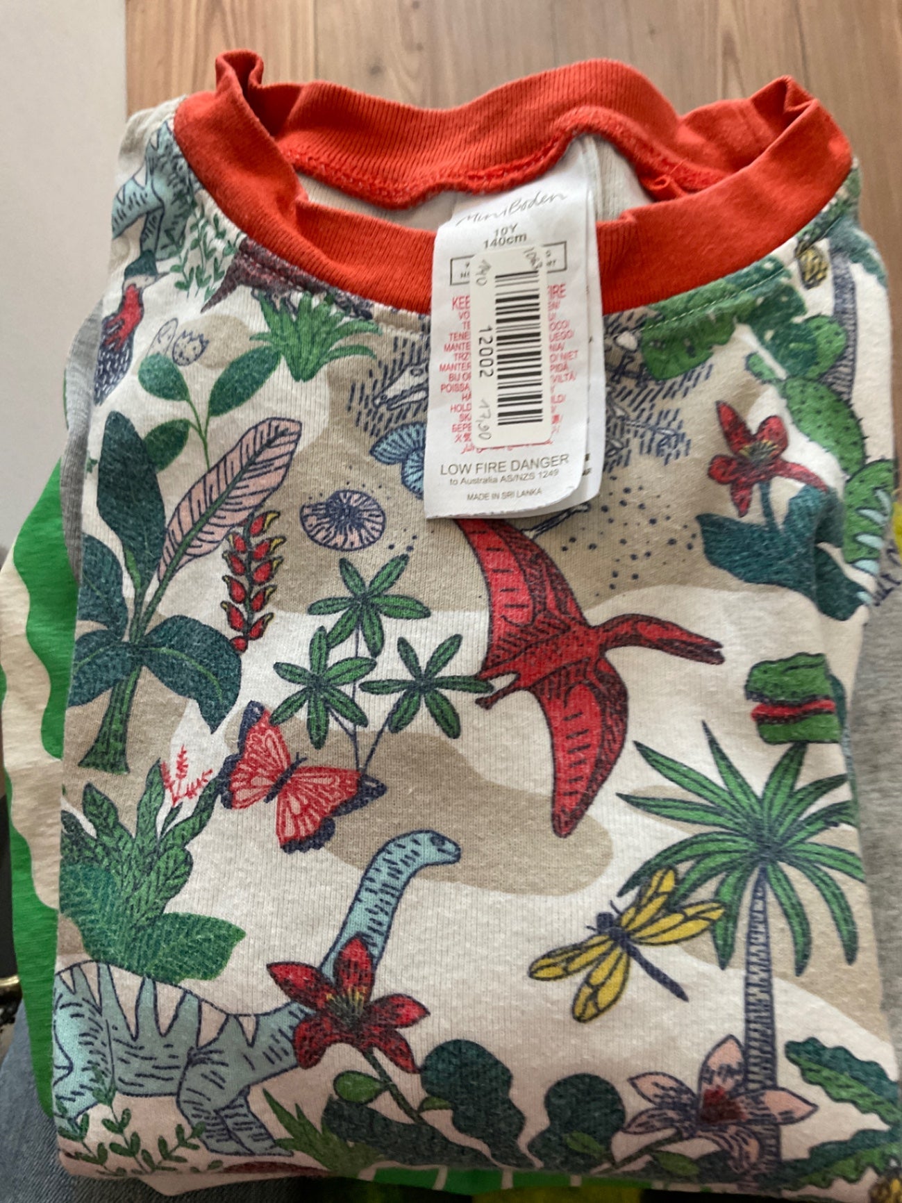 Mini Boden Pyjama  140 Mehrfarbig Dinosaurier