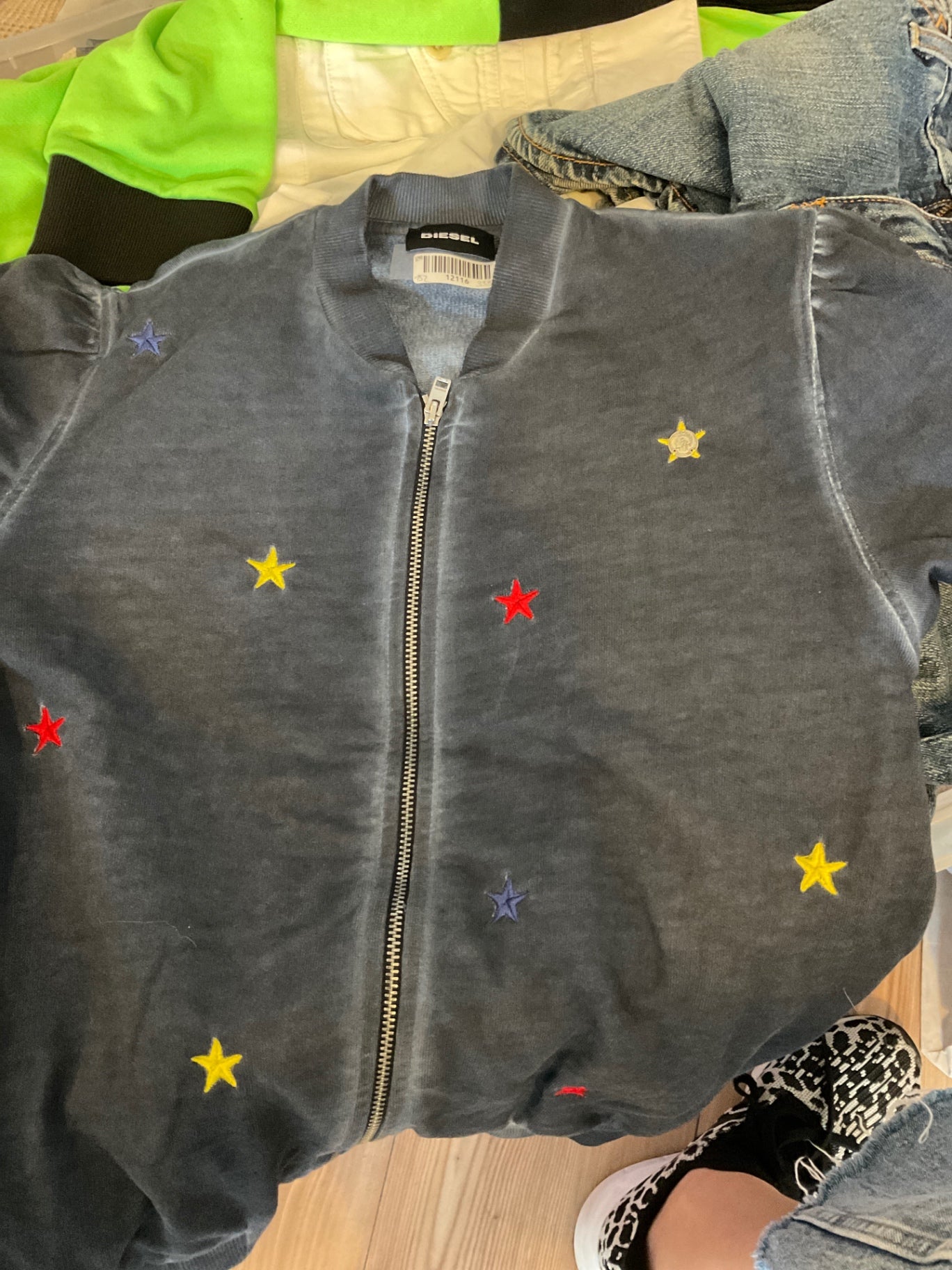 Diesel Jacke *Sterne 152 Grau