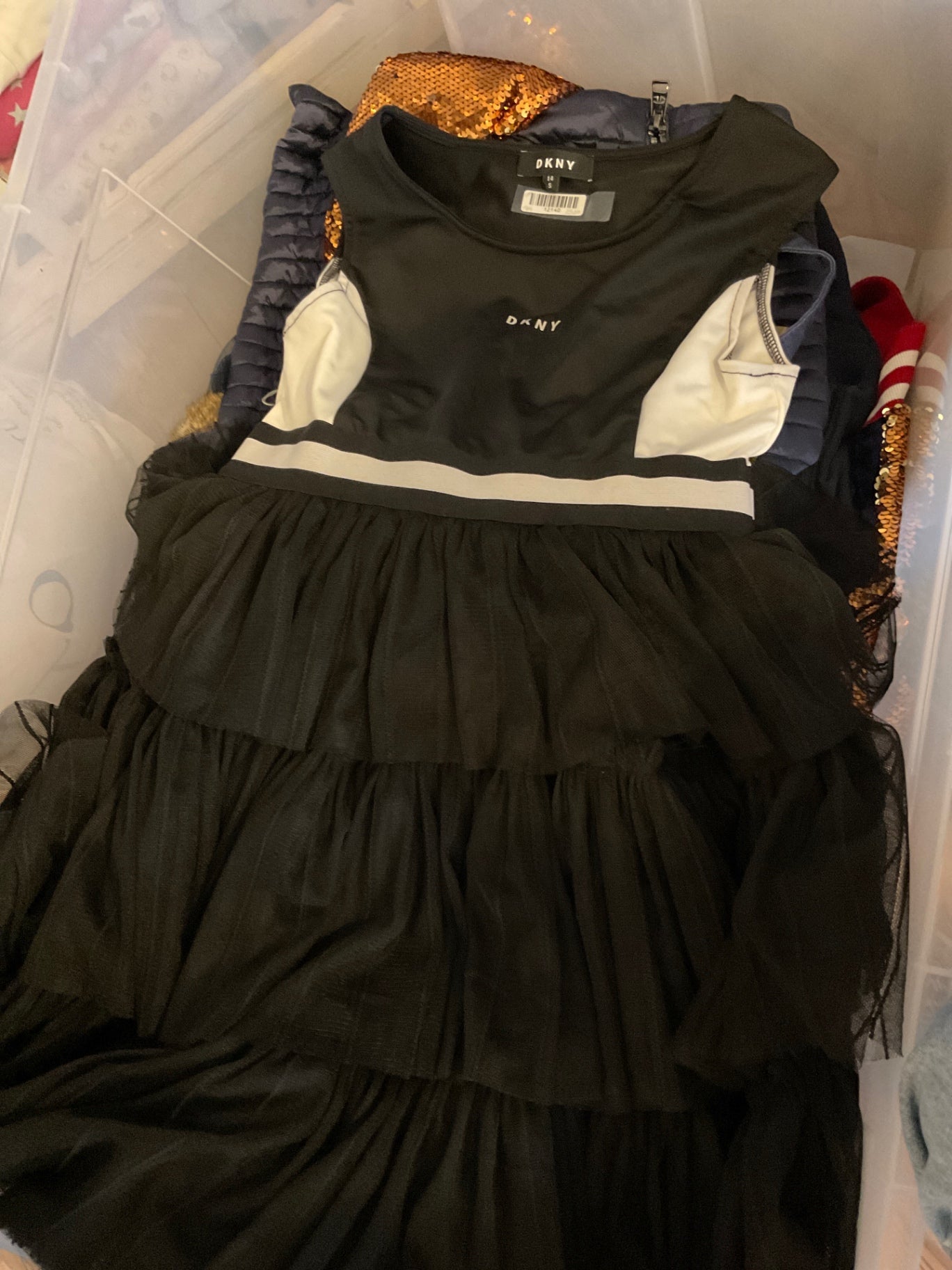 DKNY Kleid 164 Schwarz