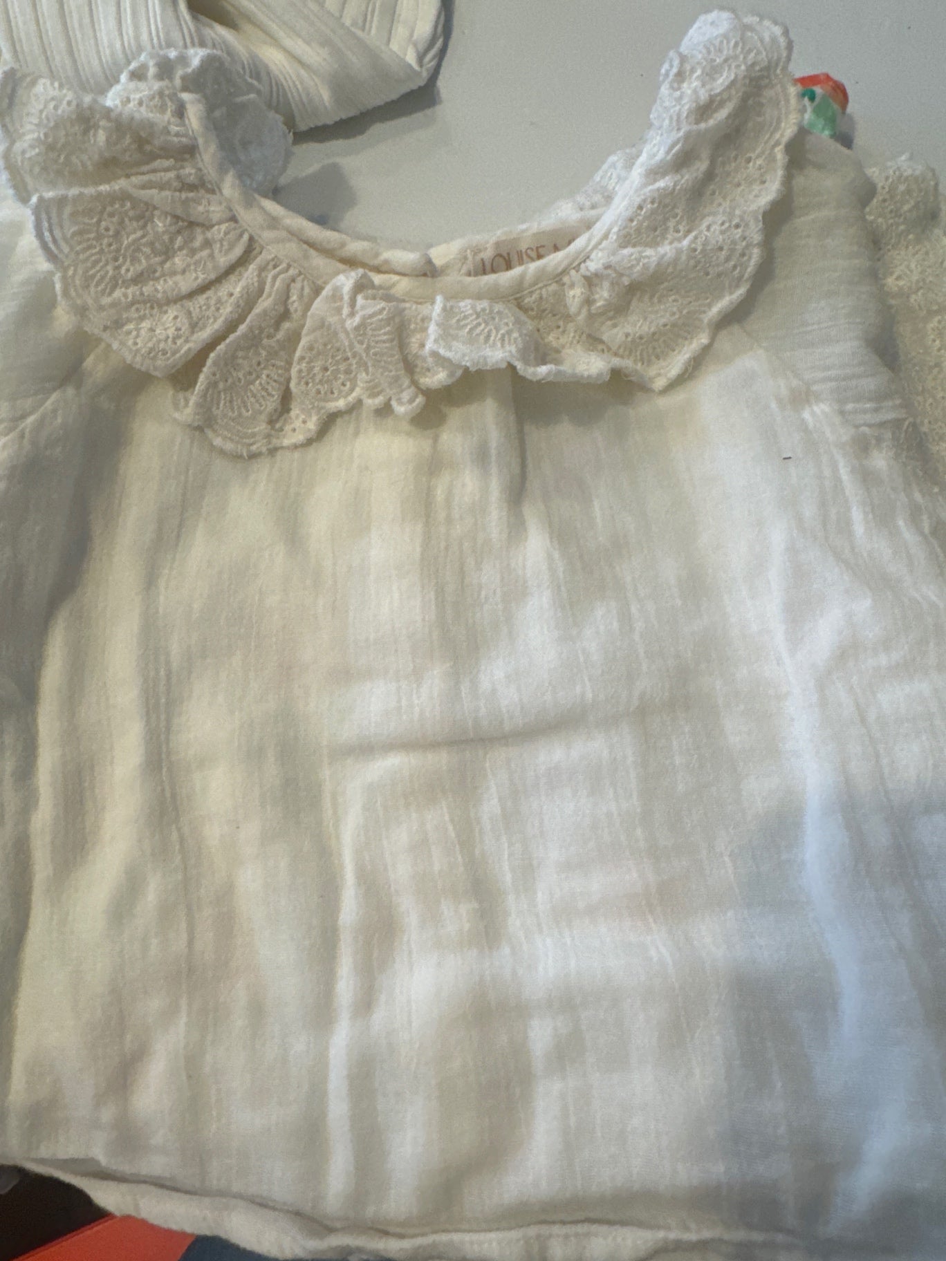 Louise Misha Bluse *Kragen spitze 86 Weiß