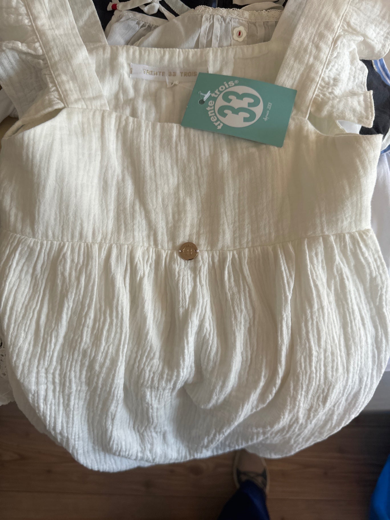 Trente Trois Kleid 128 Weiß