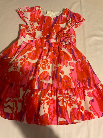 DKNY Kleid *Höschen SET 86 Mehrfarbig (Rot, Pink, Weiß, Lila)