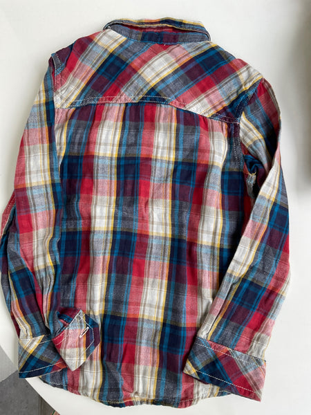 United Colors of Benetton Hemd 104/110 Bunt kariert