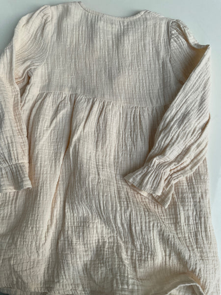 Navy Natural Kleid 110/116 Beige