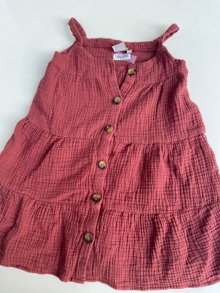 Navy Natural Kleid 110/116 Rost/Mocca