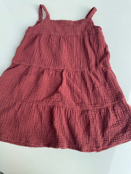 Navy Natural Kleid 110/116 Rost/Mocca