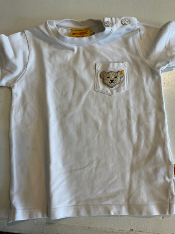 Steiff T-Shirt 80 Weiß