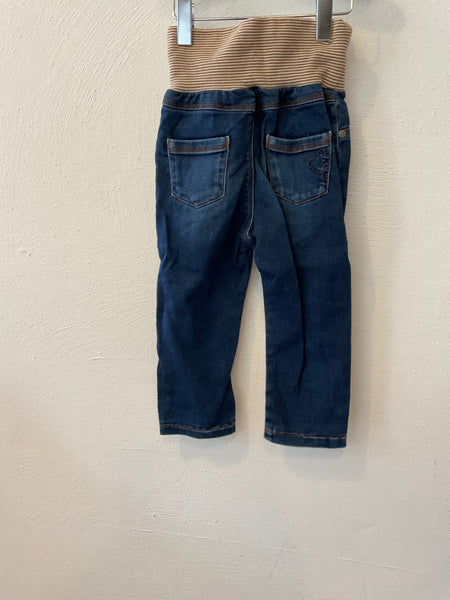 Steiff  Hose 86 Blau mit hohen Stretchbund