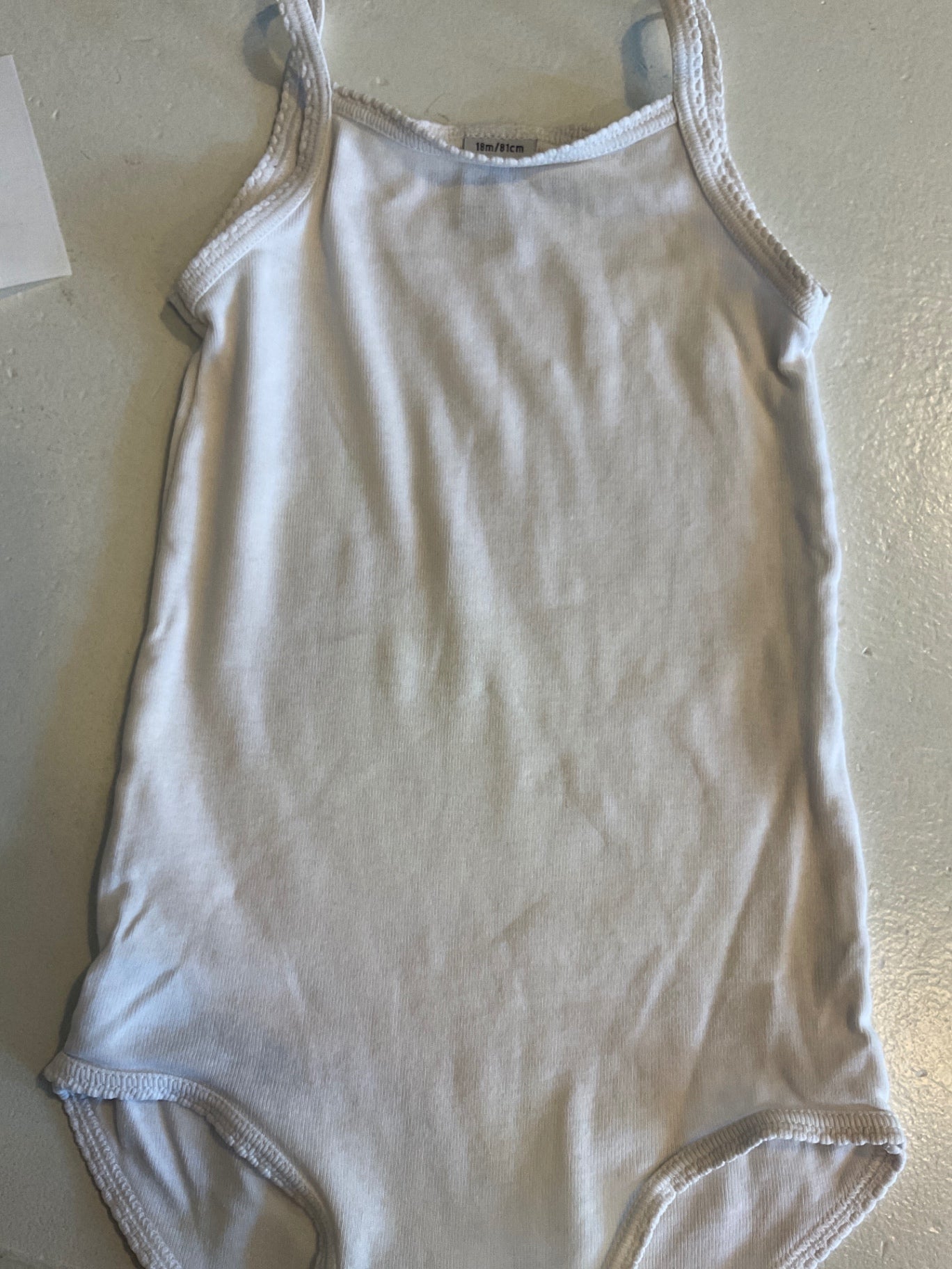 PETIT BATEAU  Body *Träger 80 Weiß