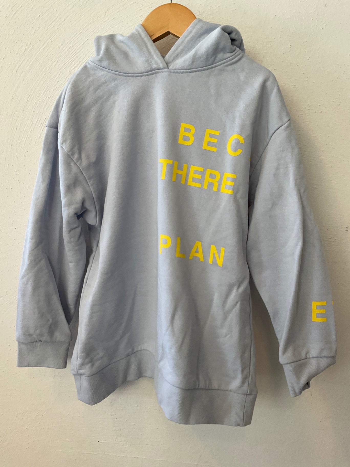 ECOALF Hoodie mit Kapuze 140 Hellblau / Gelbe