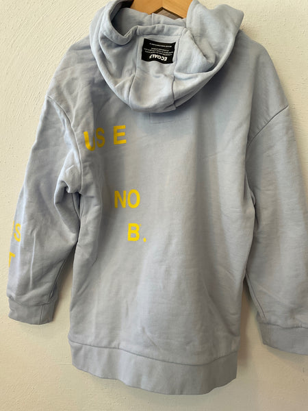 ECOALF Hoodie mit Kapuze 140 Hellblau / Gelbe