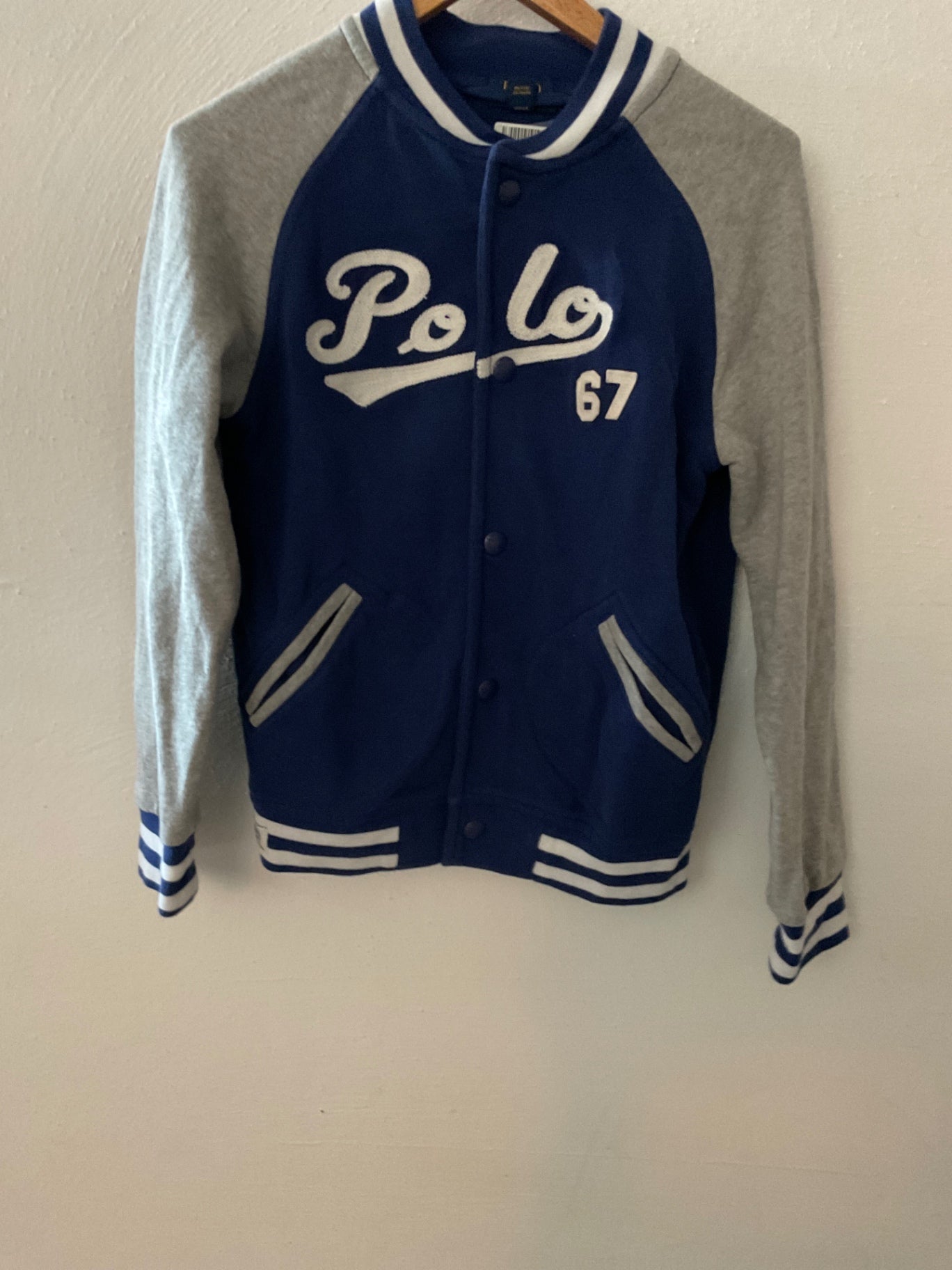 Polo Sweatjacke  122 Blau und Grau