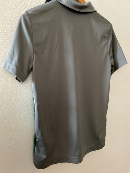 Adidas Poloshirt 140 Grau, Grün, Schwarz, Weiß