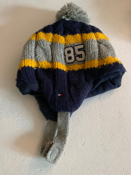 Tommy Hilfiger Schal und Mütze *Set  Grau, Gelb und Blau