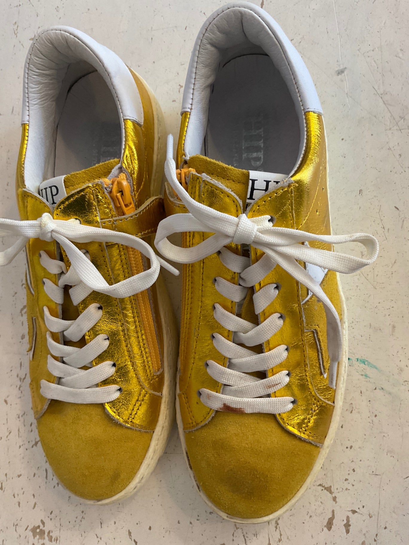 HIP Schuhe 37 Gold/Gelb