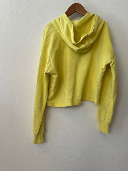 Benetton Hoodie mit Kapuze 128/134 Neongelb