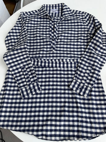 Mexx Kleid  164 Blau und Weiß kariert