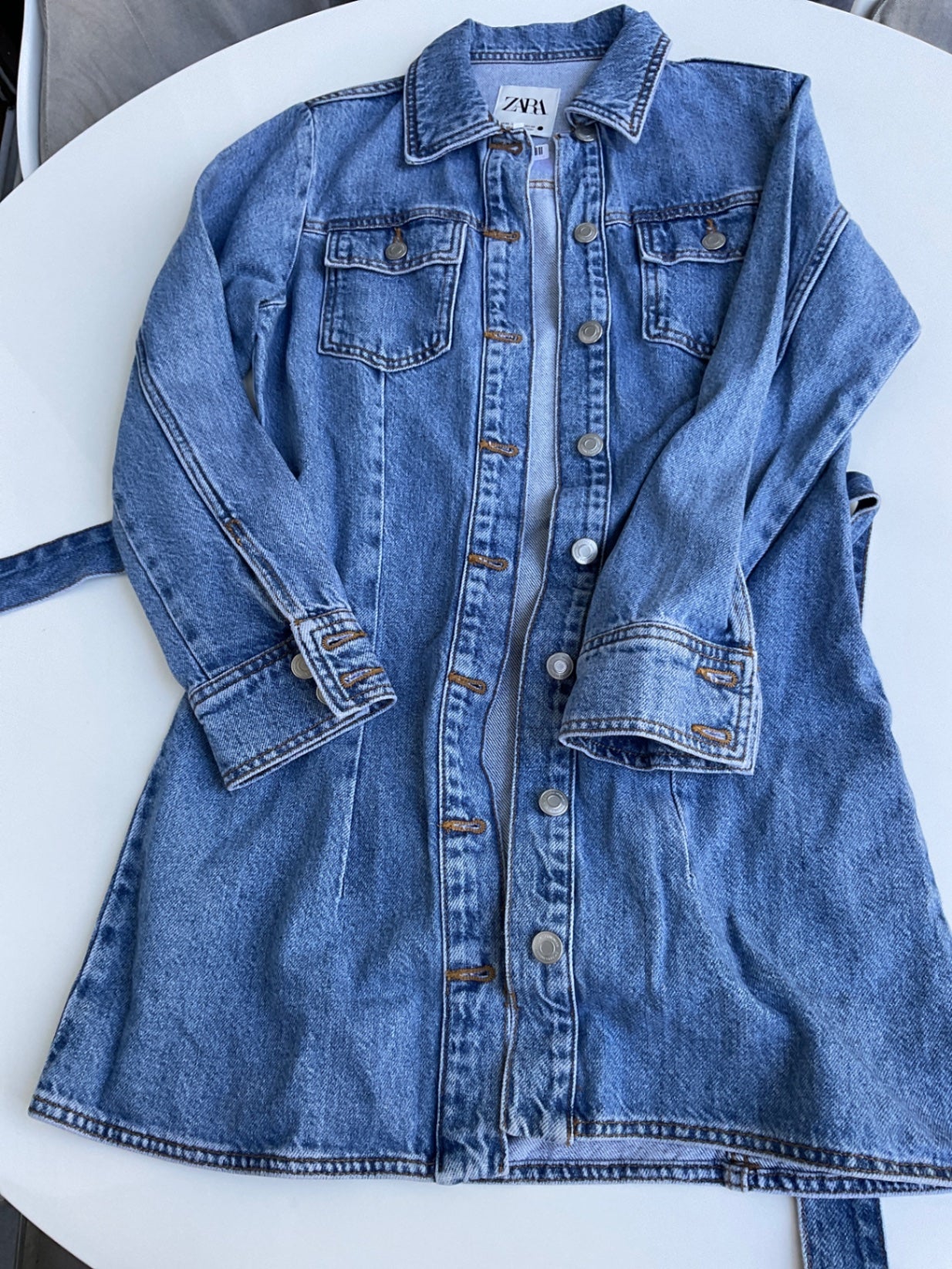 Zara Kleid XS Blau