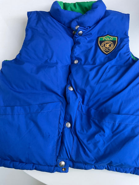 Ralph Lauren Weste (Wendeweste) 128 Grün / Blau