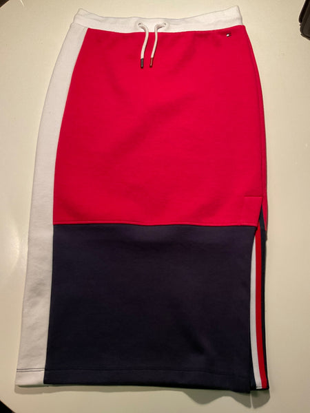 Tommy Hilfiger Rock 152 Rot, Weiß, Schwarz
