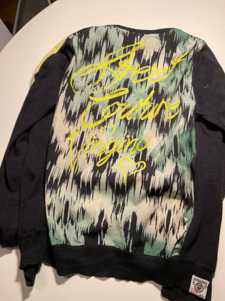 Vingino Strickjacke mit Seideneinsatz 164 Schwarz