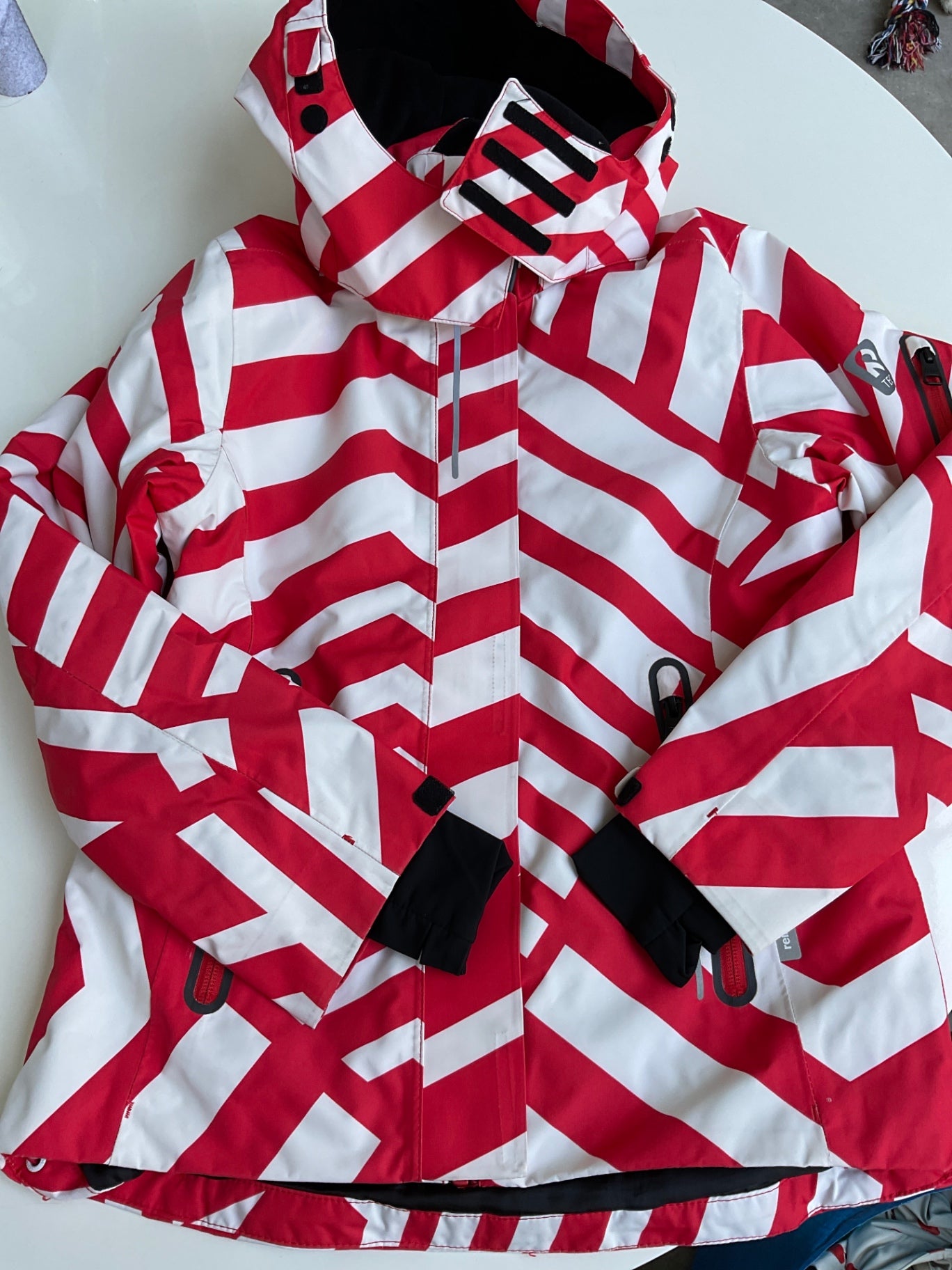 reima Skijacke Outdoor  140 Rot und Weiß